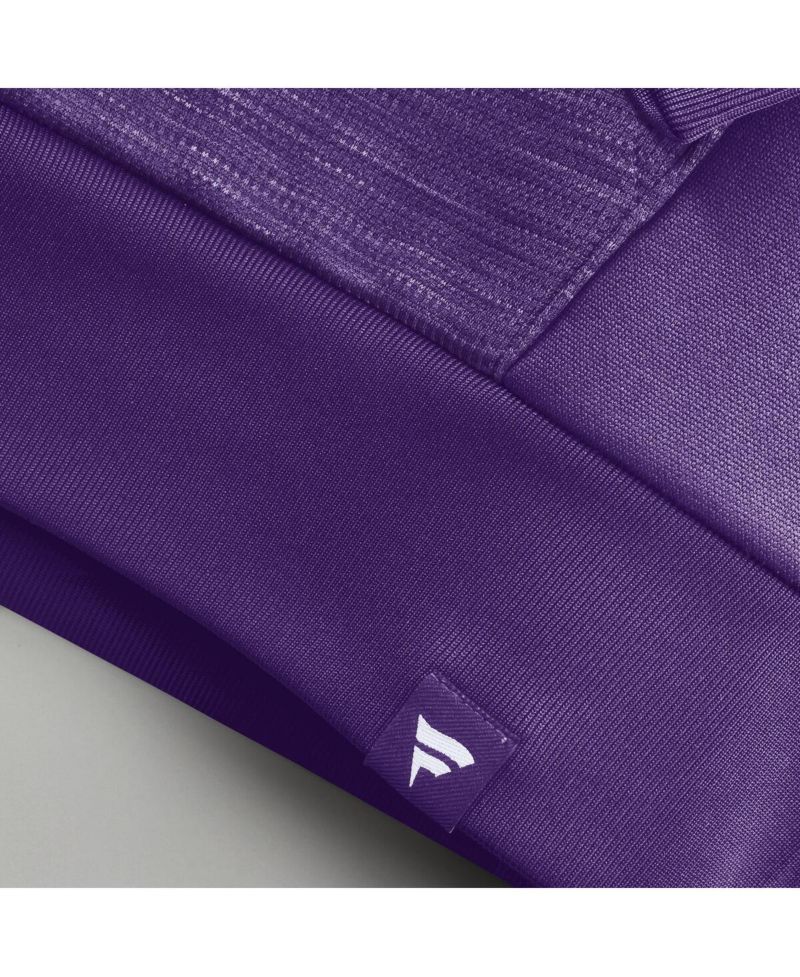 Men's Purple Los Angeles Lakers Back Door Cut Play Defender Full-Zip Hoodie