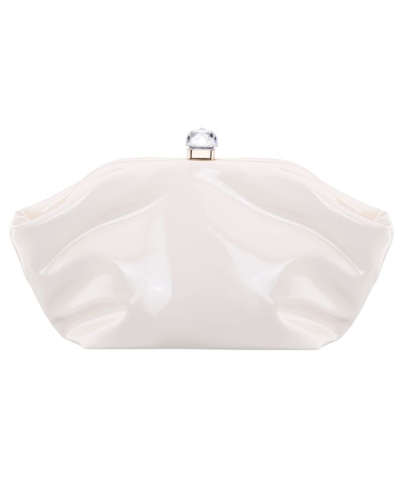 Lyric Soft Metallic Small Clutch Handbag