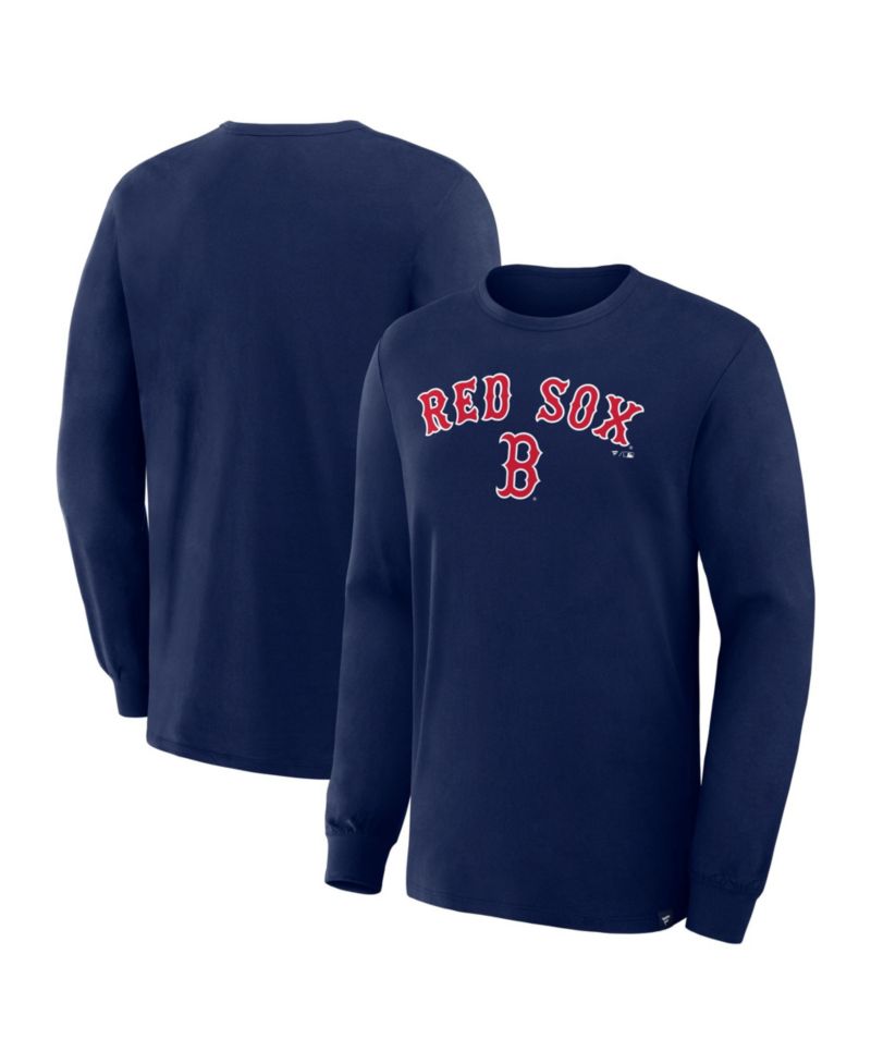 Men's Navy Boston Red Sox Lock-Up Legacy Long Sleeve T-Shirt
