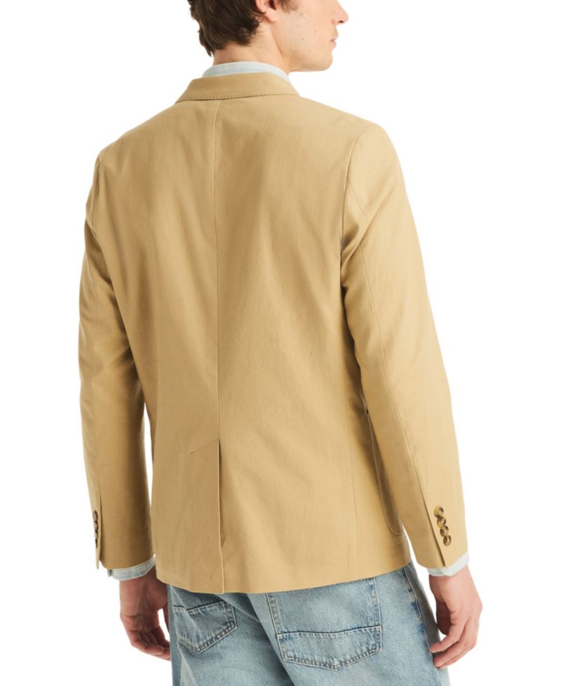 Men's Two Button Linen-Blend Sport Blazer