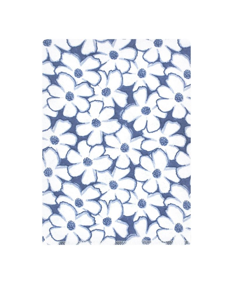 Girls Absorbent Cotton-Poly Flannel Burp Cloths 12-Count