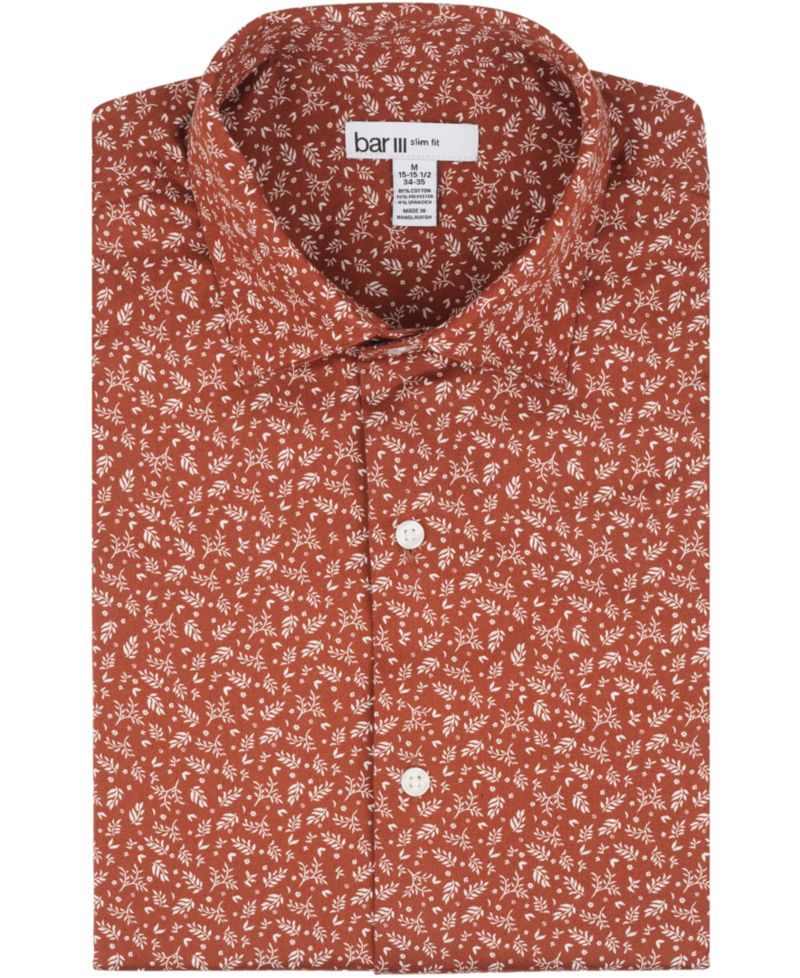 Men's Slim-Fit Daniel Floral Dress Shirt