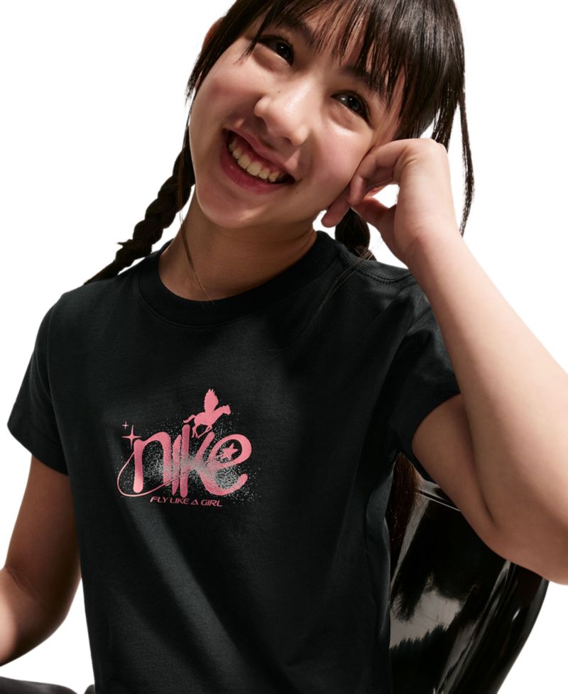Girls' 7-20 Sportswear Cropped Mod Short-Sleeve T-Shirt