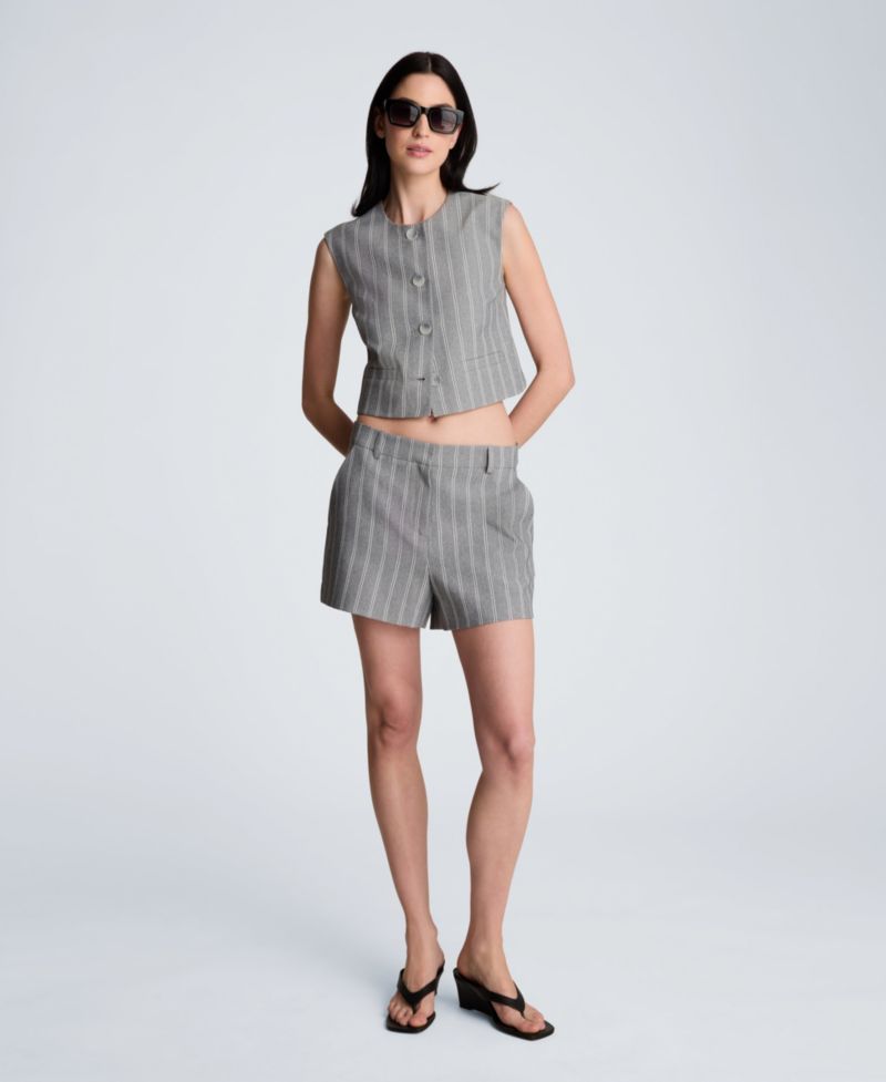 Women's Pinstripe Shorts