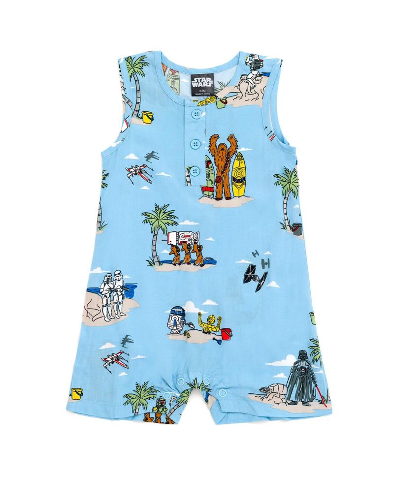 Baby Boys Matching Family Sleeveless Romper