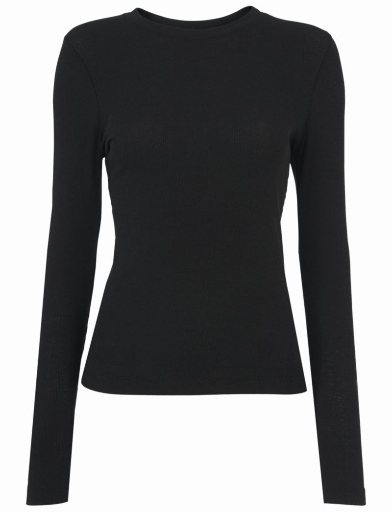 Women's Essential Long-Sleeve Crewneck Top