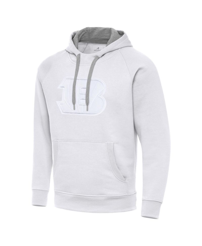 Men's White Cincinnati Bengals Victory Pullover Hoodie