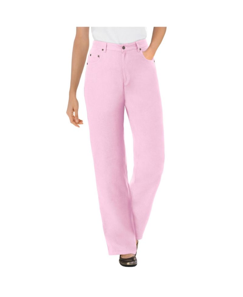Women's Within Perfect Relaxed All-Cotton Denim Five-Pocket Jeans