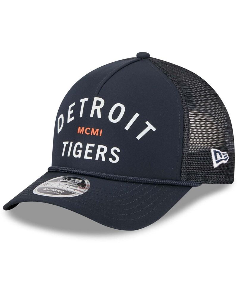 Men's Navy Detroit Tigers Minimalist 9FORTY A-Frame Adjustable Hat