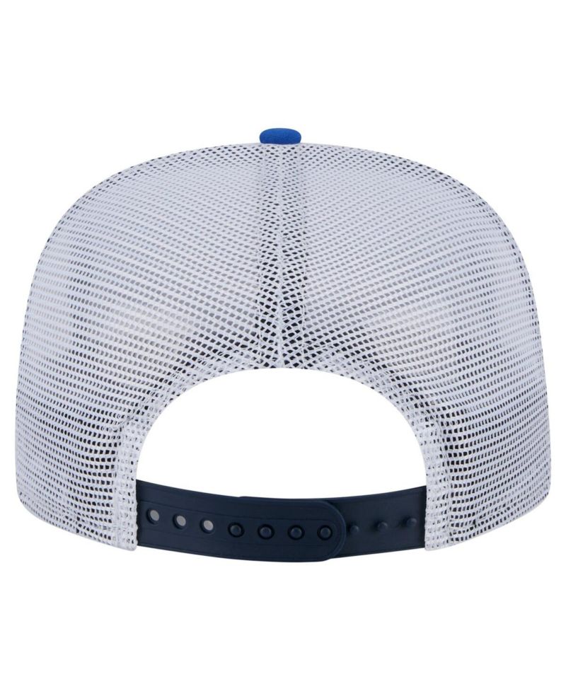 Men's Navy/Blue Dallas Mavericks Throwback Dye Golfer Snapback Hat
