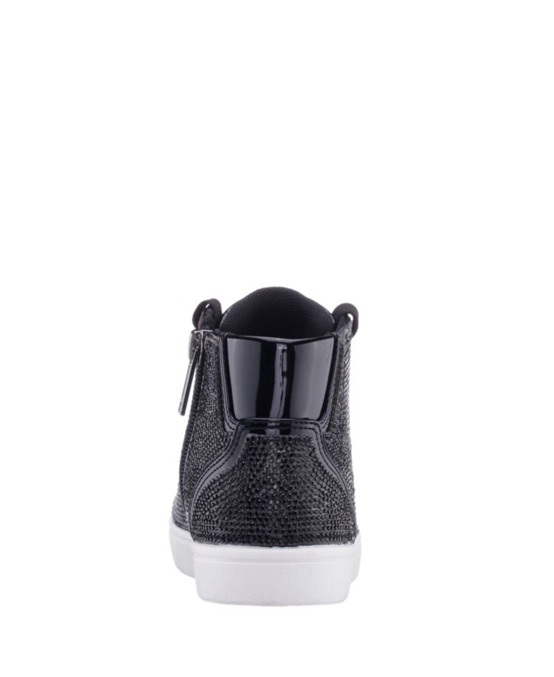 Big Girls' Kula Crystal Accents Non-Slip High-Top Sneakers