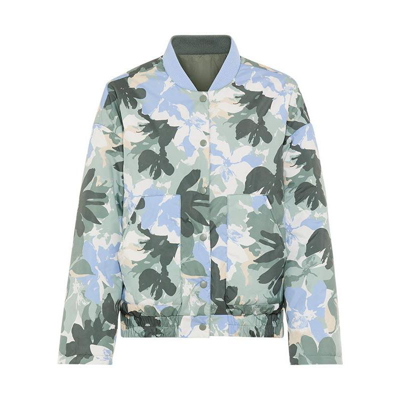 Women's Reversible Botanic Camo Bomber Jacket