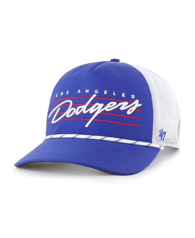 Men's Royal Los Angeles Dodgers Brrr Downburst Mesh Hitch Adjustable Hat