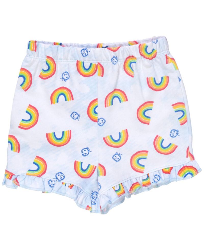 Baby Girls T-Shirt and French Terry Shorts Outfit Set