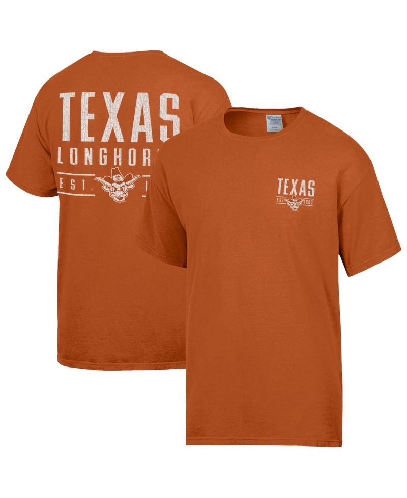 Men's Burnt Orange Texas Longhorns Big Name T-Shirt