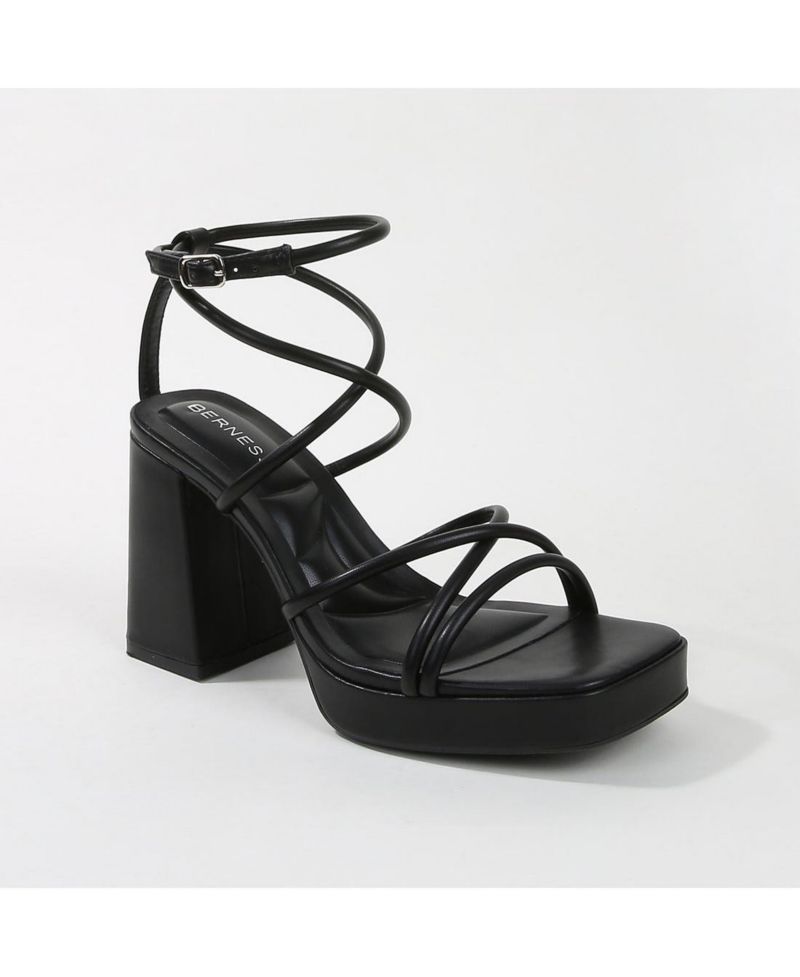 Aggie Strappy Platform Heels