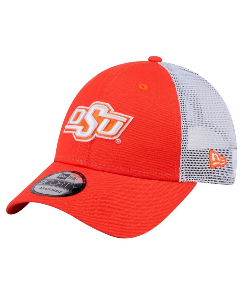 Men's Orange Oklahoma State Cowboys Trucker 9FORTY Adjustable Hat