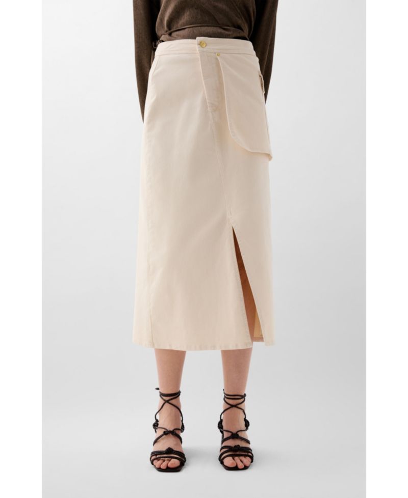 Women's Denim Pocket Skirt