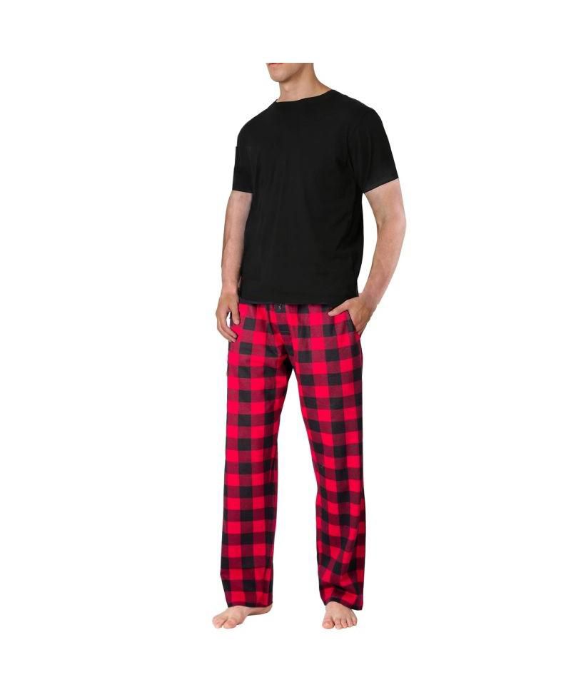Men's Short Sleeve Knit Pajama Set