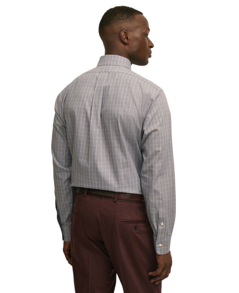 Men's Spread Collar Dress Shirt