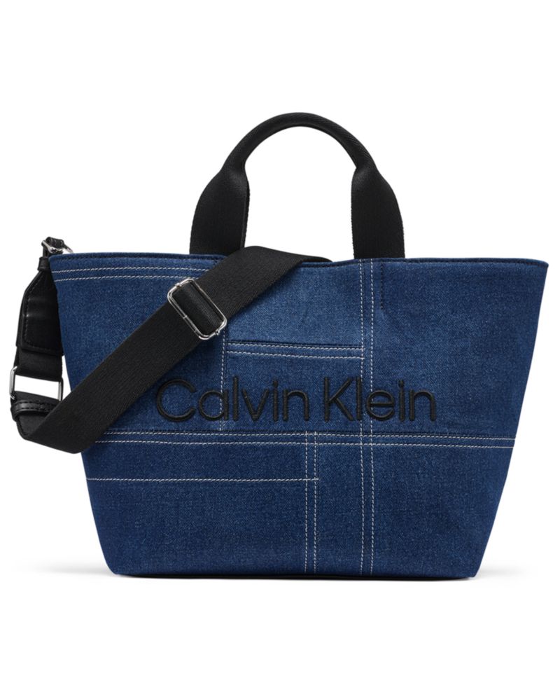 Averil Denim Large Crossbody Handbag