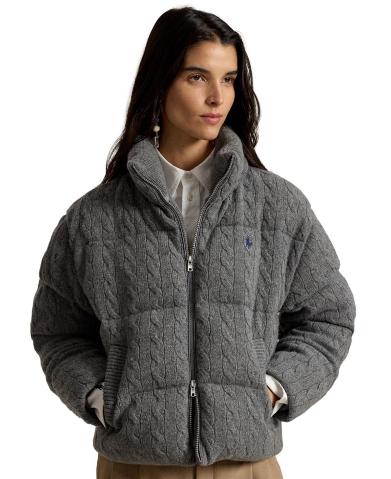 Women's Mock-Neck Puffer Jacket