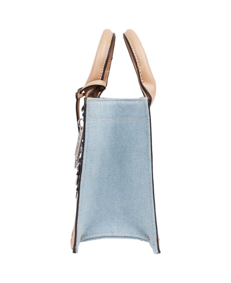 Bombe Logo Denim Tote