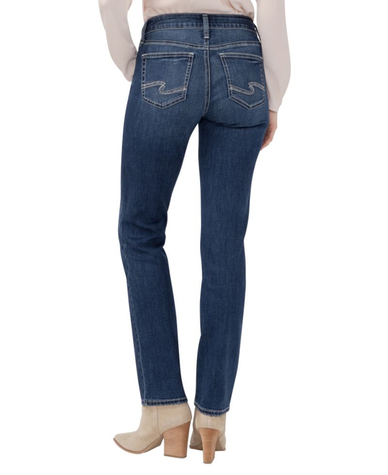 Women's Suki Straight-Leg Mid-Rise Jeans