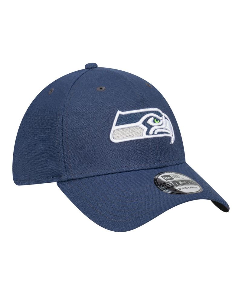 Men's College Navy Seattle Seahawks Core Team 39THIRTY Flex Hat