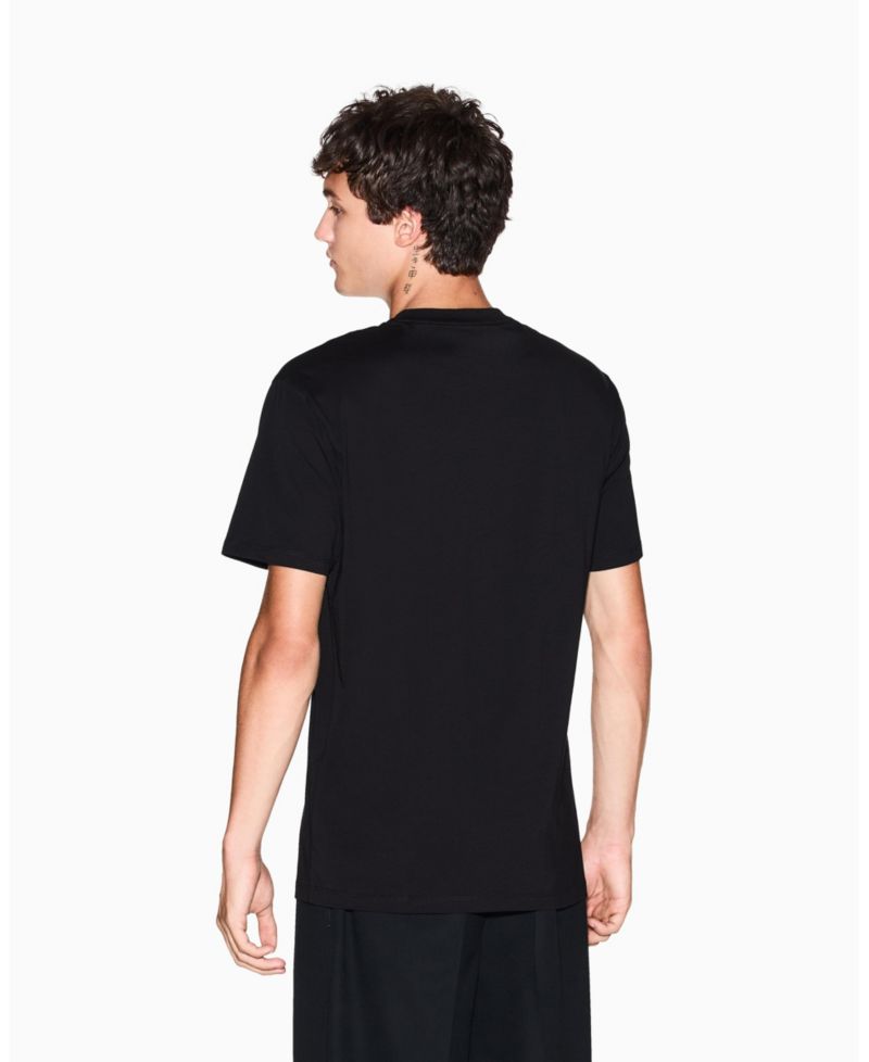 Men's Night Lab Peace Sign Embellished T-Shirt