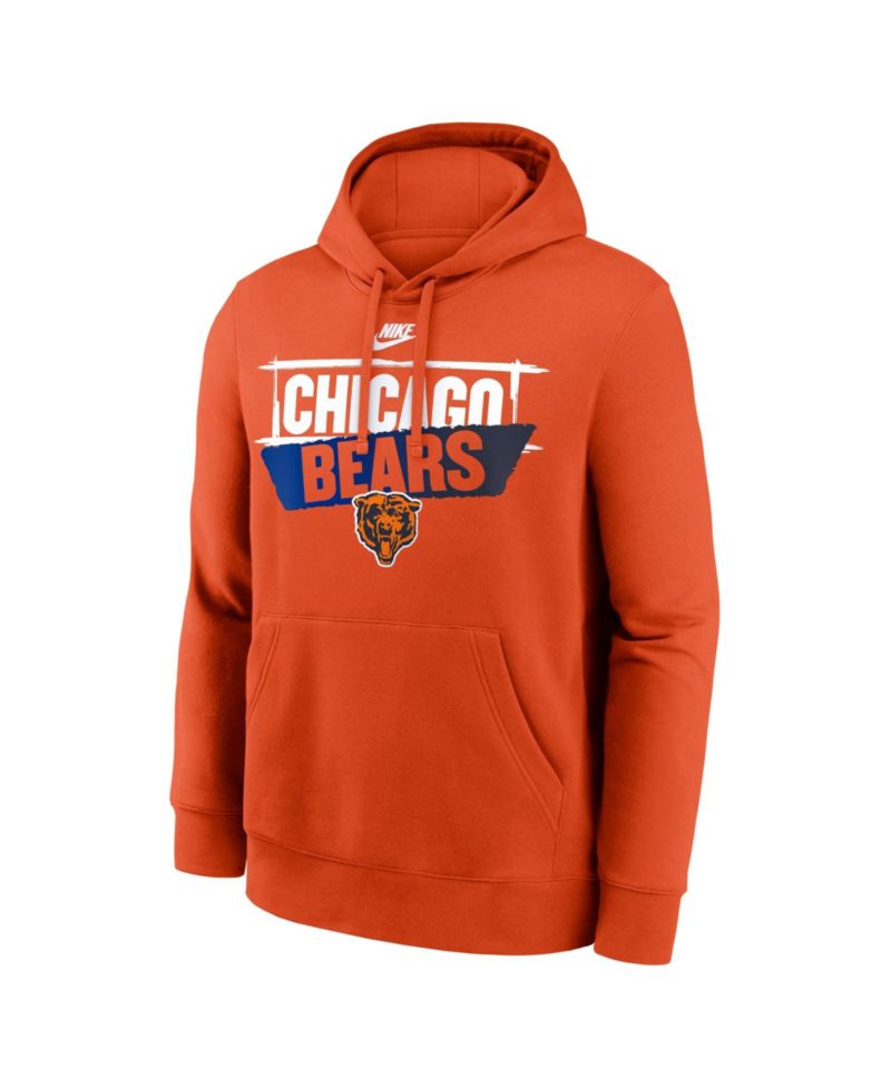 Men's Orange Chicago Bears Rewind Club Hoodie