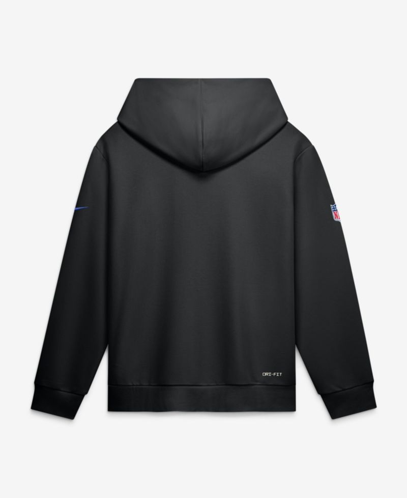 Men's Los Angeles Rams Standard Issue Quarterback Scramble Full-Zip Loose-Fit Hoodie