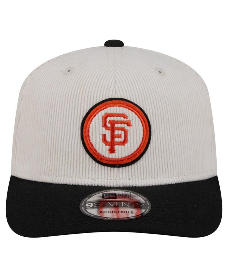 Men's Cream/Black San Francisco Giants Loyal 9SEVENTY Adjustable Hat