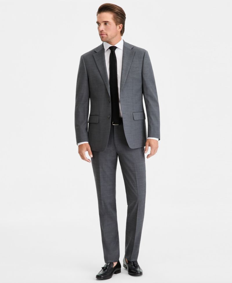 Men's Slim-Fit Wool-Blend Stretch Suit Jackets