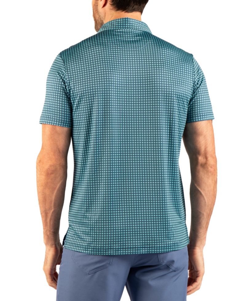 Men's Square Geo Performance Polo