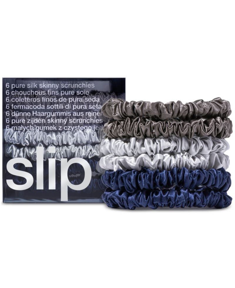 6-Pc. Pure Silk Skinny Scrunchies Set