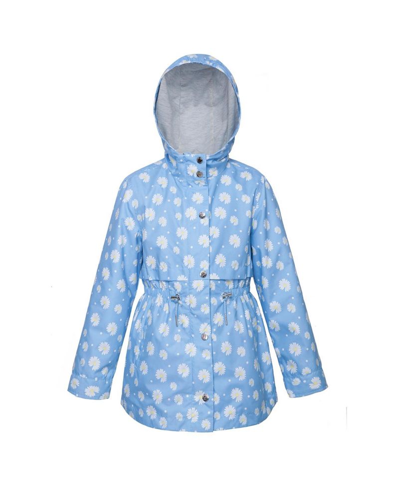 Girls Lightweight Rain Jacket Trench Coat XS-XL