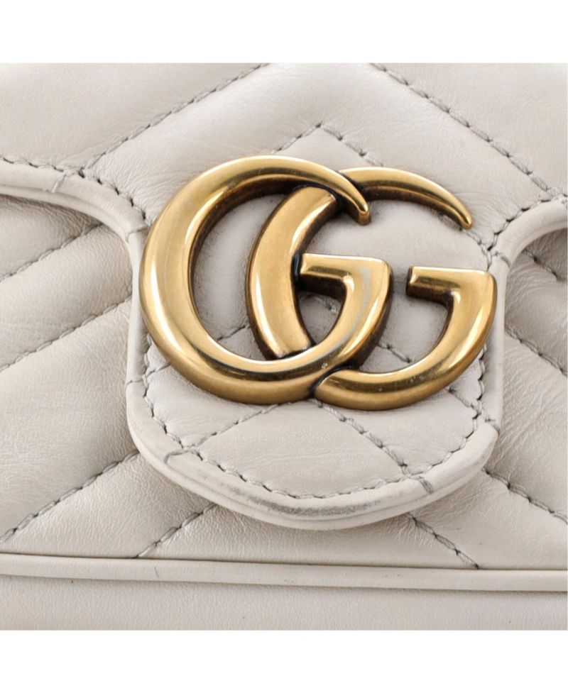 GG Marmont Super Mini Flap Matelasse Shoulder Bag