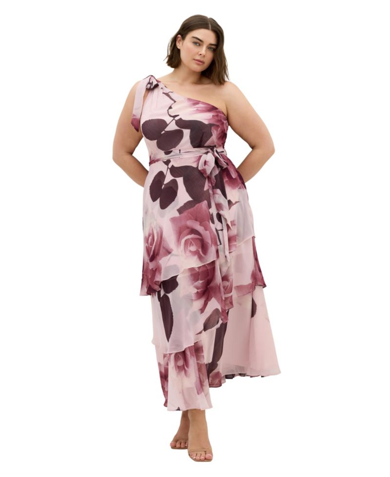Women's Enchant Bloom One Shoulder Maxi Dress