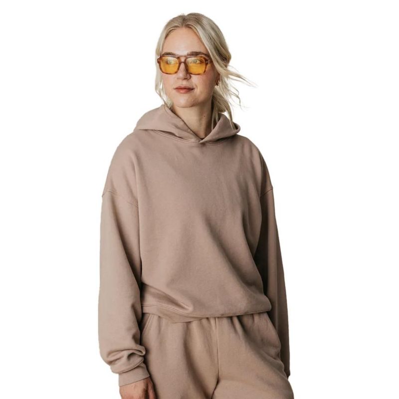 Women’s Organic Cotton Teddy Oversized Hoodie