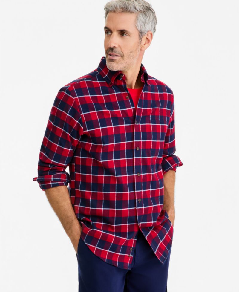 Men's Long-Sleeve Flannel Shirt