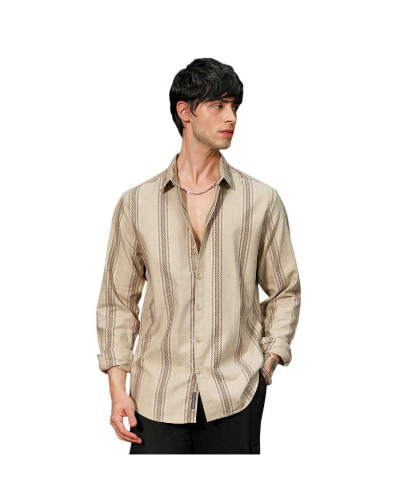 Men's Halo-Striped Shirt