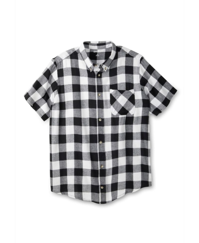 Men's Short Sleeve Flannel Shirt