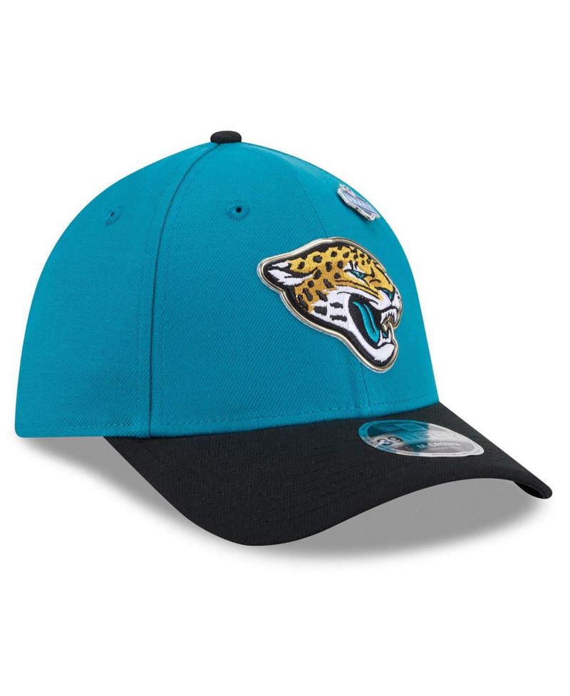Men's Teal/Black Jacksonville Jaguars 2026 NFL Draft 39THIRTY M-Crown Flex Hat