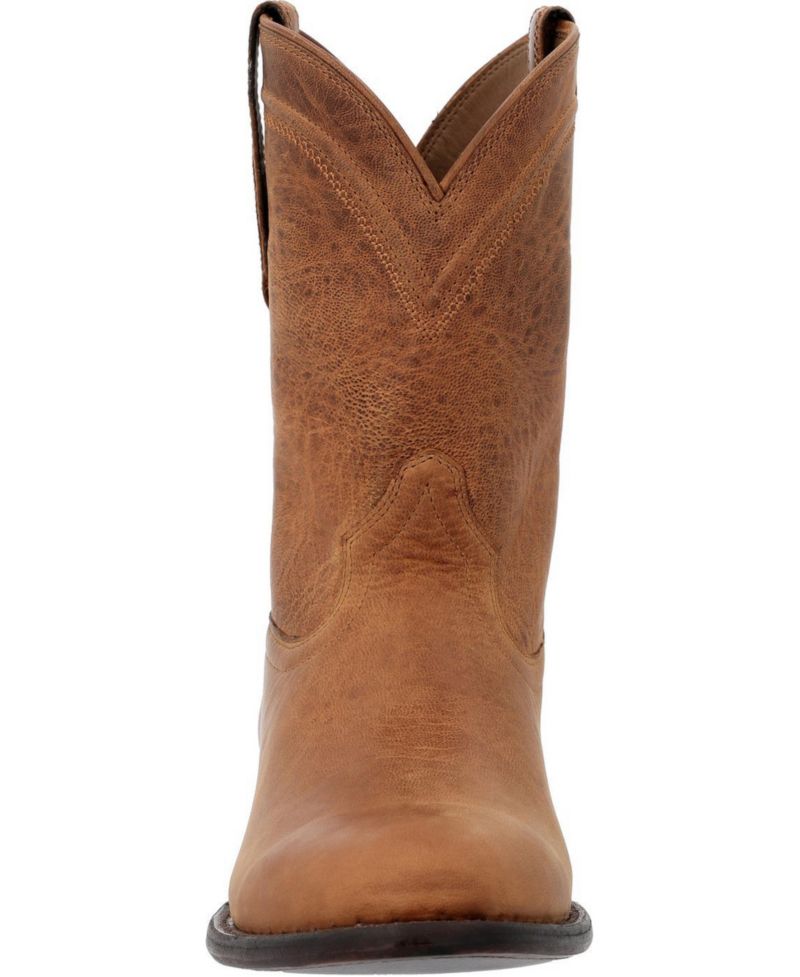 Men's Santa Fe Full-Grain Leather Mid-Calf Round Toe Boots