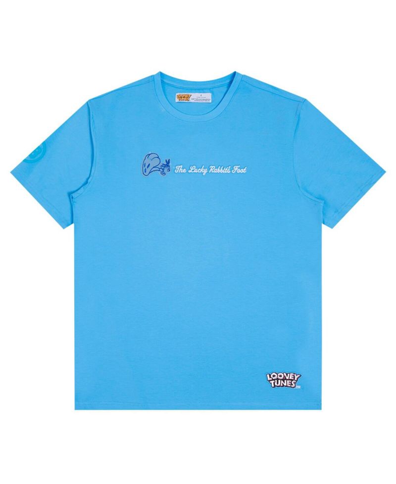 Men's Blue Looney Tunes Kickball Team T-Shirt