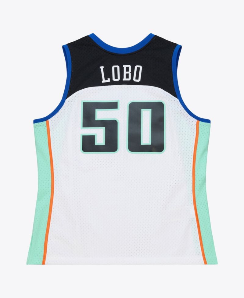 Men's and Women's Rebecca Lobo White New York Liberty Court Origins Swingman Jersey