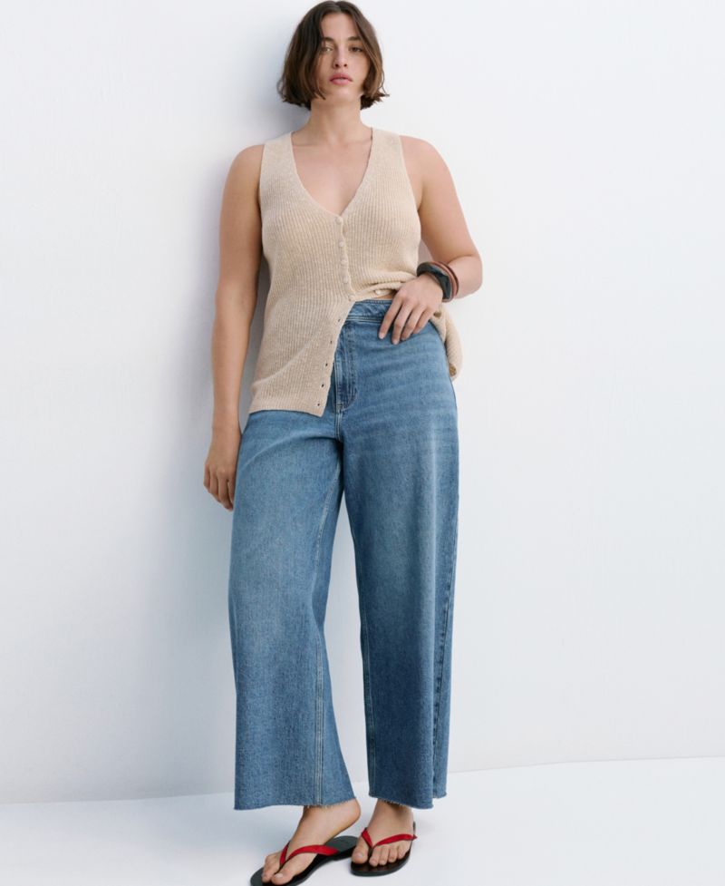 Women's Catherin Culotte High-Rise Jeans