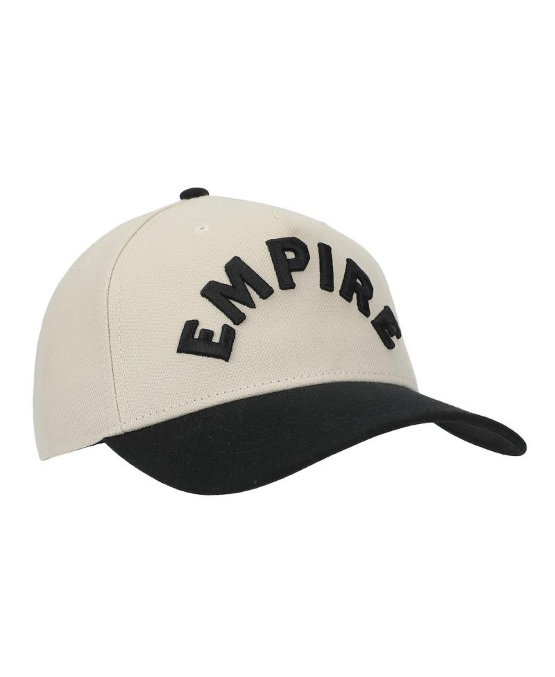 Men's Empire White and Black A-Frame Snapback Hat