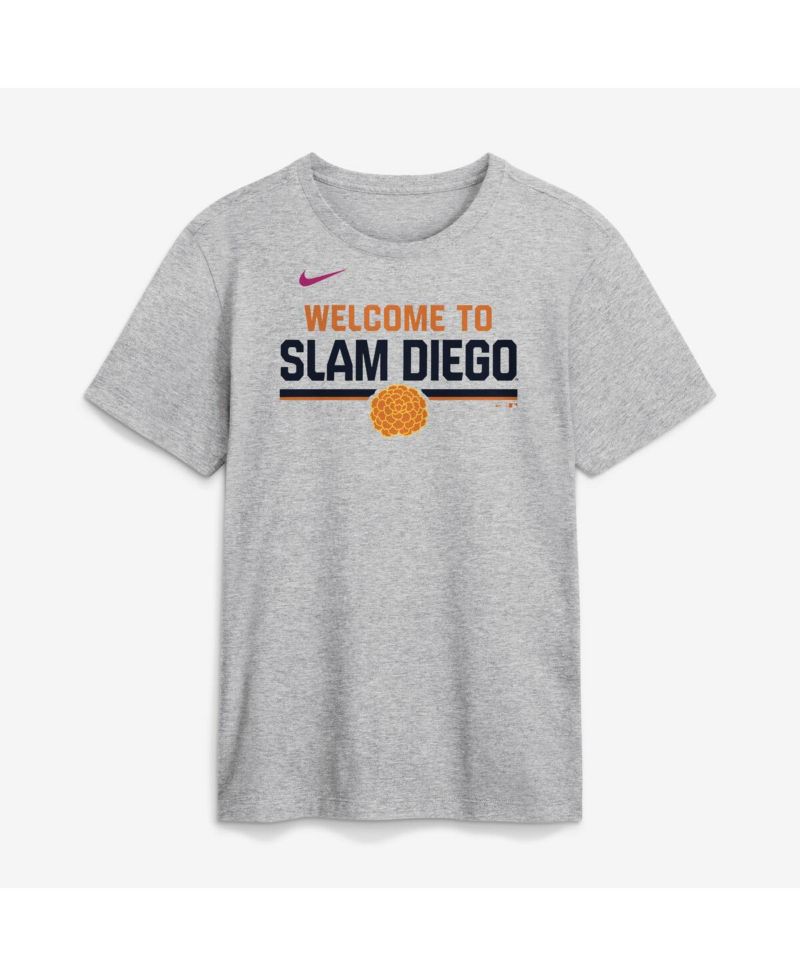 Men's Heather Gray San Diego Padres 2026 City Connect Stacked Team Phrase T-Shirt